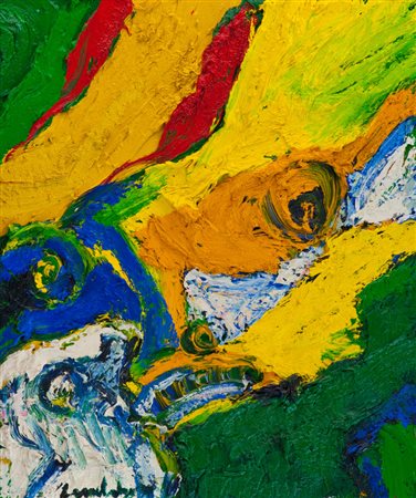 Bengt Lindstrom La mongole, 1992 Olio su tela, cm. 65x54 Firmato in basso a...