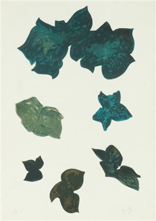 Georges Braque Senza titolo Litografia su carta, cm. 37x27, es. H.C. Sigla in...