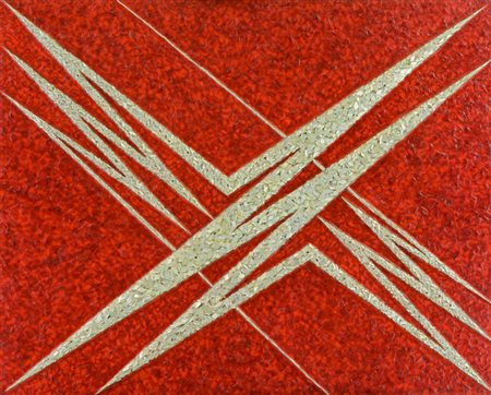 Antonio Secci Struttura spaziale, 1970 Tecnica mista su tavola, cm. 80x100...
