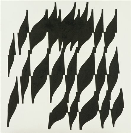 Enrico Sirello Murale, 1975 Acrilico su tela, cm. 80x80 Sul verso: firma,...