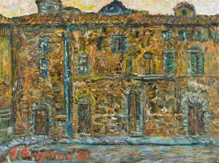 Guido Borgianni Senza titolo, 1958 Olio su tela, cm. 60x79,5 Firma e data in...