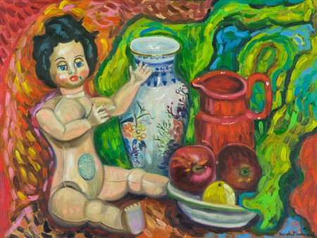 Daniela Maccheroni Senza titolo, 2012 Olio su tela, cm. 60x80 Firma e data in...