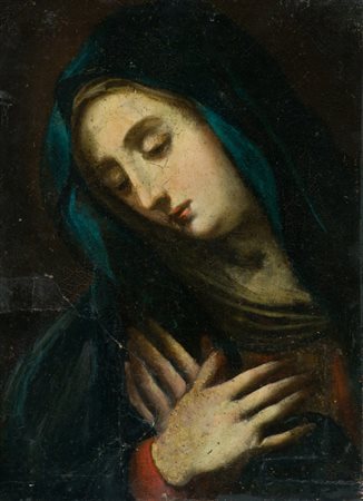 Anonimo dell'800 Madonna Olio su tela, cm. 41,5x30,5