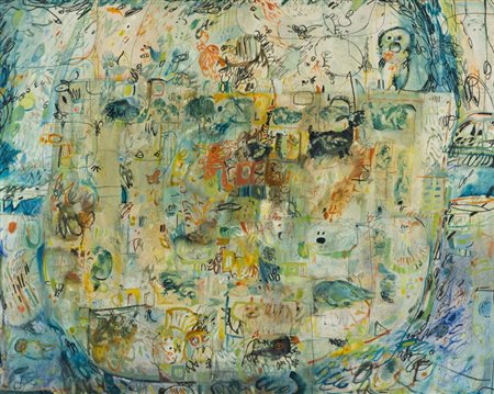 Antonio Possenti Arca, 1975 Olio su tela, cm. 80x100 Firmato in basso a...