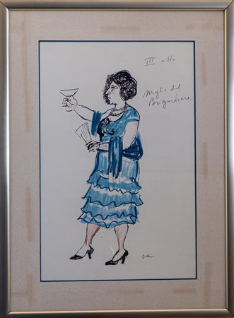 RENATO GUTTUSO, II Atto, Moglie del Brigadiere