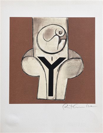 PIETRO CASCELLA, Lettera "Y" eseguita per la serie "L'ALFABETO DI BOLAFFIARTE"