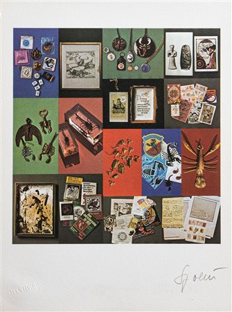 DANIEL SPOERRI, Lo Scorpione eseguita per la serie "LO ZODIACO DI BOLAFFIARTE"