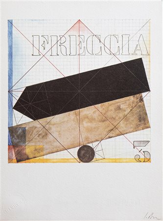 GIO' POMODORO, l Sagittario eseguita per la serie "LO ZODIACO DI BOLAFFIARTE"