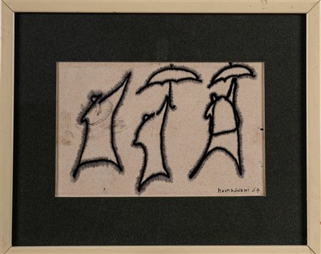 EMILIO MONTAGNANI, Personaggi con ombrelli