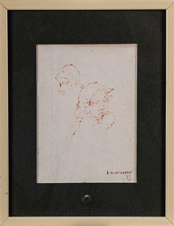 EMILIO MONTAGNAN, Studio per ritratto