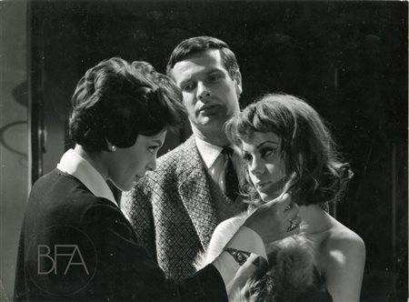 Alain Adler (atr) Françoise Prévost, Paul Guers and Françoise Dorléac.