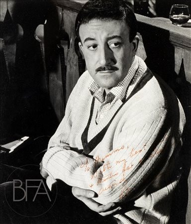  Signed portrait of Peter Sellers.