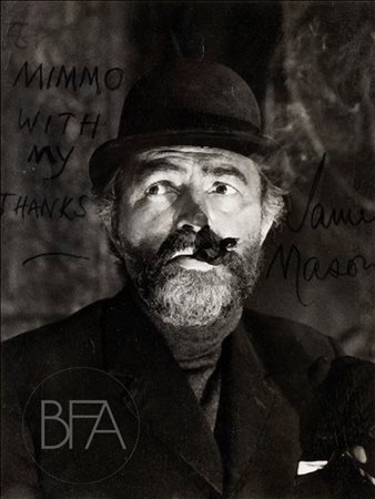 Ken Danvers Signed portrait of James Mason.