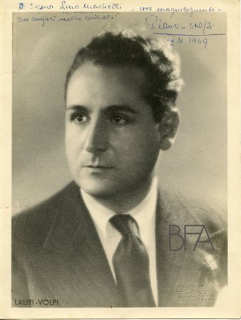  Giacomo Lauri - Volpi, signed photographic reprint.