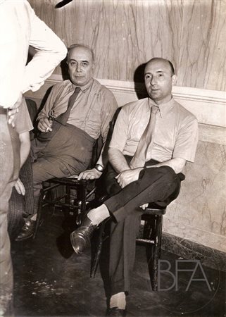 Farabola Portrait of Mario Scelba by Farabola.