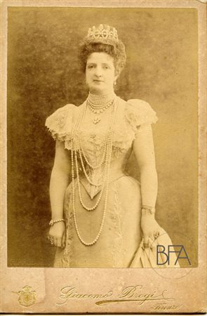 Giacomo Brogi Portrait of Margherita di Savoia by Giacomo Brogi.