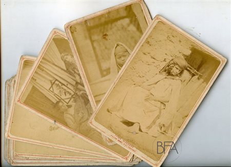  Lot of sixteen portrait of tunisian/algerian scenes.