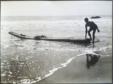 Harold Miller Null A man on the river, early work of H.