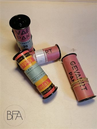  Lot of 120mm vintage film roll.