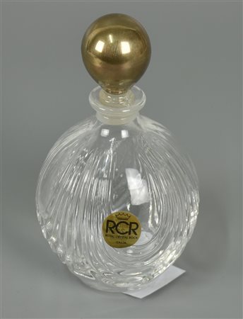 BOTTIGLIA DA PROFUNO con tappo in argento h 13 cm Difetti