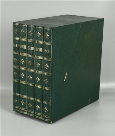 COFANETTO PORTADISCHI ad imitazione libri 34x23x35 cm