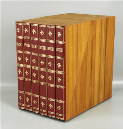 COFANETTO PORTADISCHI ad imitazione libri 34x23x35 cm