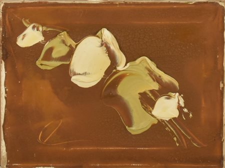 José Ortega COMPOSIZIONE olio su tela, cm 30x40