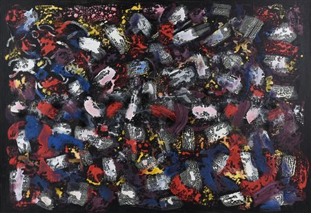 Dalila Crotti TOGETHER II acrilico su masonite, cm 70x100 sul retro: firma,...