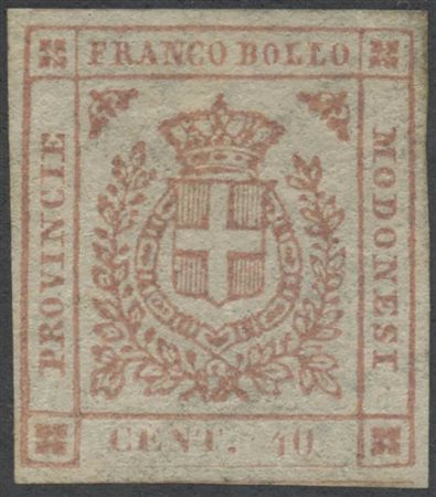 1859, N.17f ''Senza punto dopo 40'' nuovo con gomma, linguellato. (A) (A....