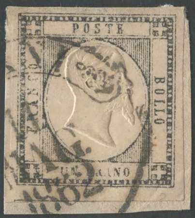 1gr Nero VIII varietà di riporto, tavola molto usurata e diciture...