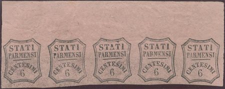 Segnatasse per giornali, 6c. Non emesso N.1A Rosa su carta sottile in...