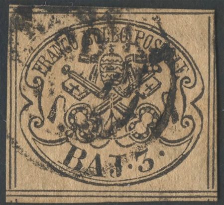 1852, 3baj in un'interessante nuance di colore. (A+) (Cat.--)