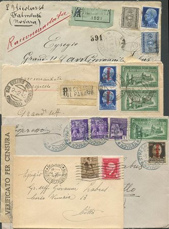 Italia, Lotto di Lettere e Francobolli sciolti del periodo...