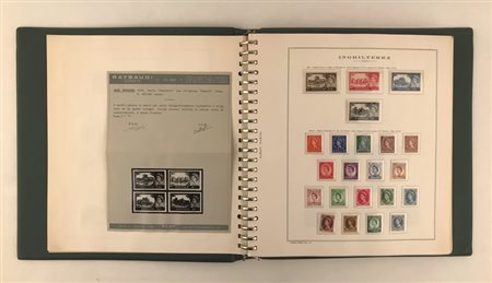 Inghilterra, Collezione montata su album Marini dal 1952 al 1982 mnh....