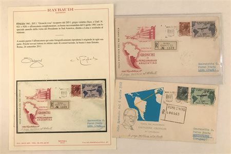 Italia, Collezione di lettere primo giorno di Repubblica e Vaticano, Notata...