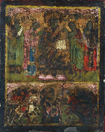 ANONIMO Senza titolo. Icona. Cm 41,90 x 52,30 x 2,00.