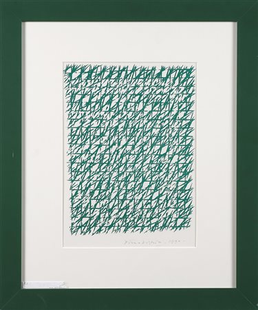 DORAZIO PIERO (1927 - 2005) Senza titolo. 1990. Litografia. Cm 36,00 x 27,00....