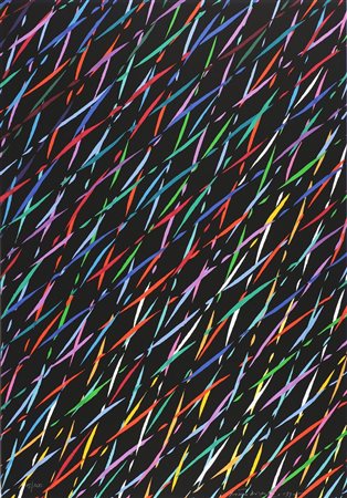 DORAZIO PIERO (1927 - 2005) Night Fall. 1990. Serigrafia. Cm 70,00 x 100,00....