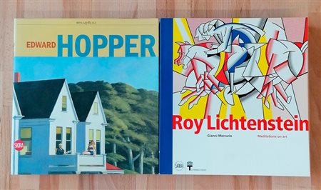 ROY LICHTENSTEIN & EDWARD HOPPER - Lotto unico di 2 cataloghi