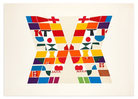 JOE TILSON (1928) - For Jake and Anna, 1975
