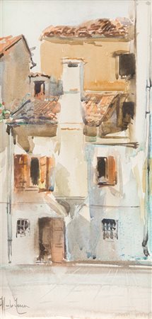 ALFREDO ZECCA (1917-1998) - Chioggia - Campiello