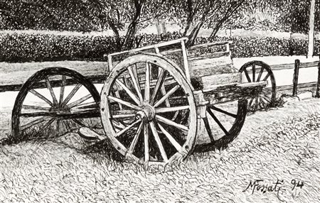 MARIO FOSSATI (1918-1999) - Rustico, 1994