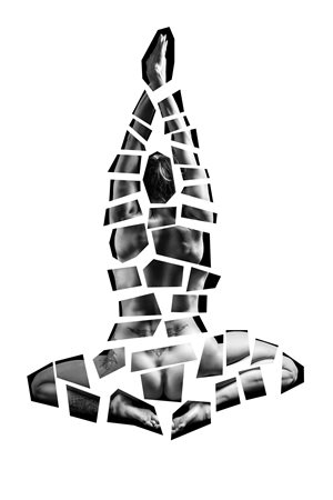 Manolo Tatti   ,Donna con mani giunte al cielo