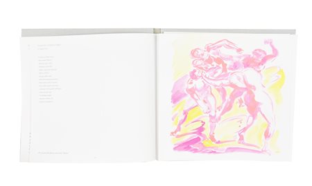 Aligi Sassu MANUSCRIPTUM volume contenente riproduzioni di disegni eseguiti...