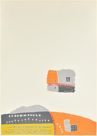 Antonino Nacci SENZA TITOLO litografia su carta, cm 70x50; es. prova d'autore...