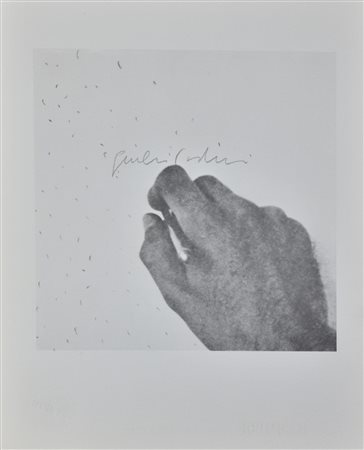 Giulio Paolini VEDO, 1969 (LA DECIFRAZIONE DEL MIO CAMPO VISIVO) riproduzione...