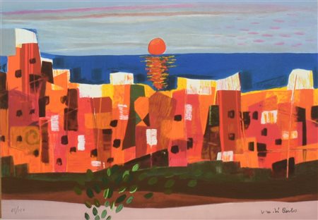 Vittorio Maria Di Carlo LITORALE serigrafia su carta, cm 35x50; es. 65/150...