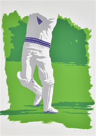 Daniele Fissore CRICKET litografia su carta, cm 70x50; es. 72/125 firma