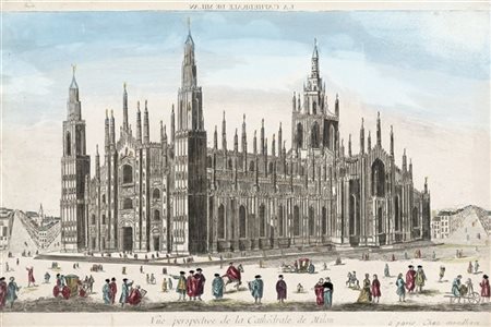 [DUOMO] - Vue perspective de la Cathédrale de Milan. Parigi: [ca. 1759].

Ottim