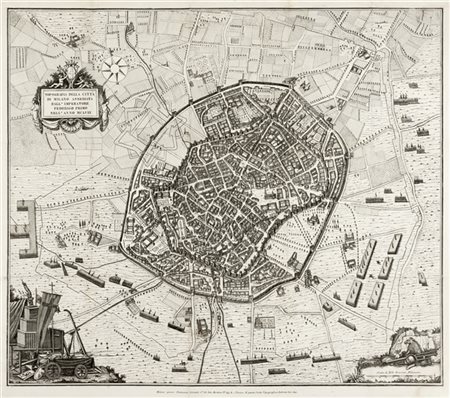 [FUMAGALLI, Angelo (1728-1804), mappa tratta da:] - Le vicende di Milano durant